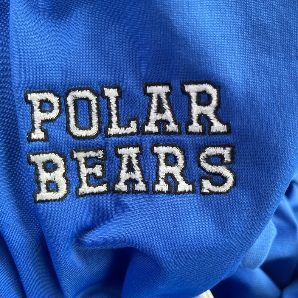 Jordan polar bears zip blue hoodie 2 pockets (jacket) men’s